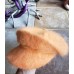 Orange Peach Soft Fuzzy 70% Angora 30% Wool Button Cap Real Fur Rabbit Hair Cute  eb-73748978